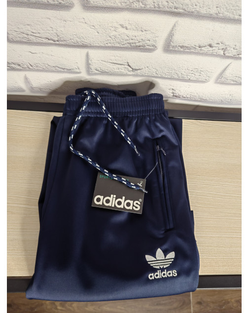 Штаны спортивные "Аdidas" синие "Строгие"Австрия Штаны спортивные "Аdidas" синие "Строгие"Австрия