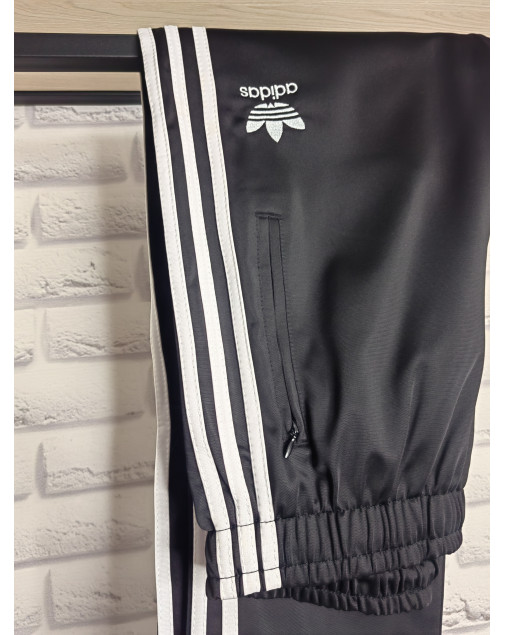 Штаны спортивные adidas эластик черные