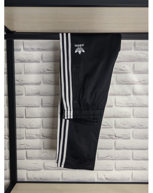 Штаны спортивные adidas эластик черные
