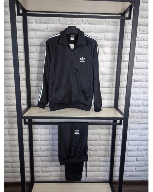 Костюм спортивный adidas «строгач»Шустер черный