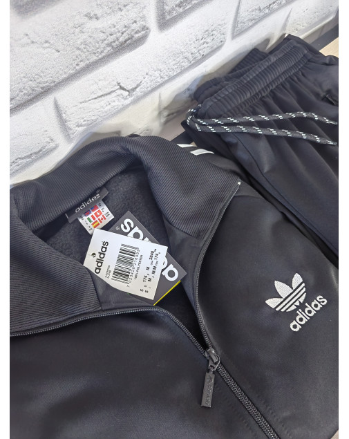 Костюм спортивный adidas «строгач»Шустер черный