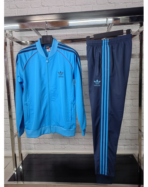 Костюм спортивный adidas лакоста Австрия голубой