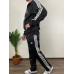 Костюм спортивный эластик Adidas черный