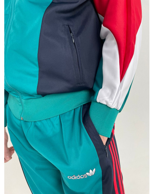 Костюм спортивный Adidas 90х «Veber» «Балалайка» зеленый