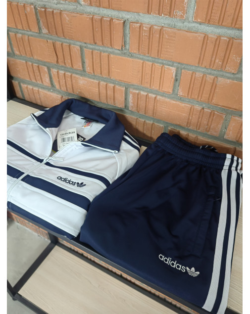 Спортивный костюм adidas zebra белый на манжете Спортивный костюм adidas zebra белый на манжете
