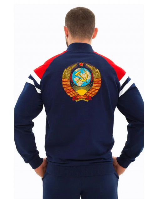 СПОРТИВНЫЙ КОСТЮМ С ГЕРБОМ СССР НА СПИНЕ
