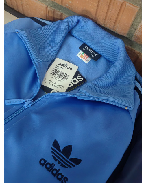 Костюм спортивный adidas голубой на манжете