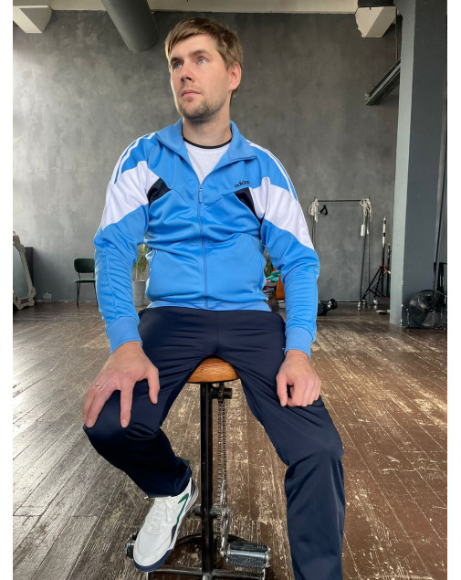 Костюм спортивный Adidas "Seаgull" (Сеул,Ласточка) голубой Костюм спортивный Adidas "Seаgull" (Сеул,Ласточка) голубой