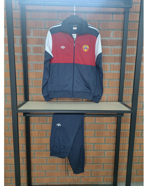 Спортивный костюм СССР adidas эластик на манжете