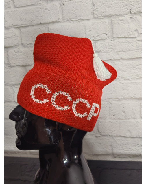 Шапка петушок СССР серп и молот Шапка петушок СССР серп и молот