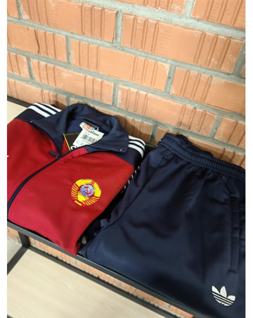 Спортивный костюм СССР adidas эластик на манжете