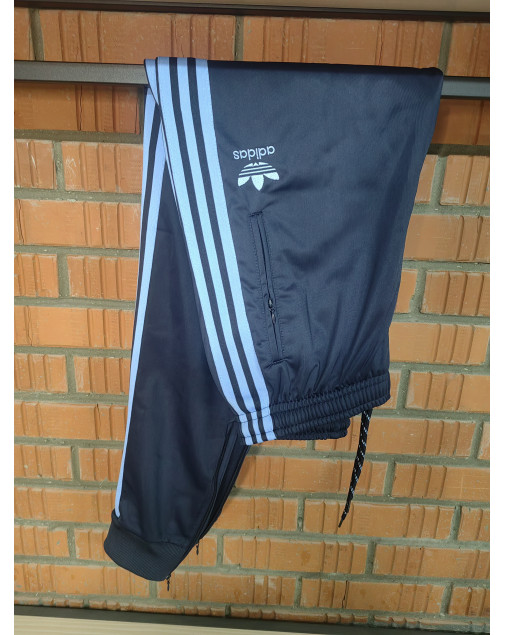 Костюм спортивный adidas голубой на манжете