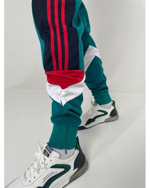 Костюм спортивный Adidas 90х «Veber» «Балалайка» зеленый